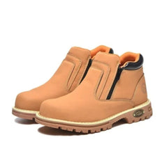 Side zip up unisex steeltoe boots