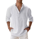 Cotten linen shirts for men