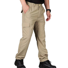 Casual Men Pants Summer Multiple Pockets Cargo Pants Quick Dry Thin Trousers Outdoor Hiking Workout Breathable Long Pant New