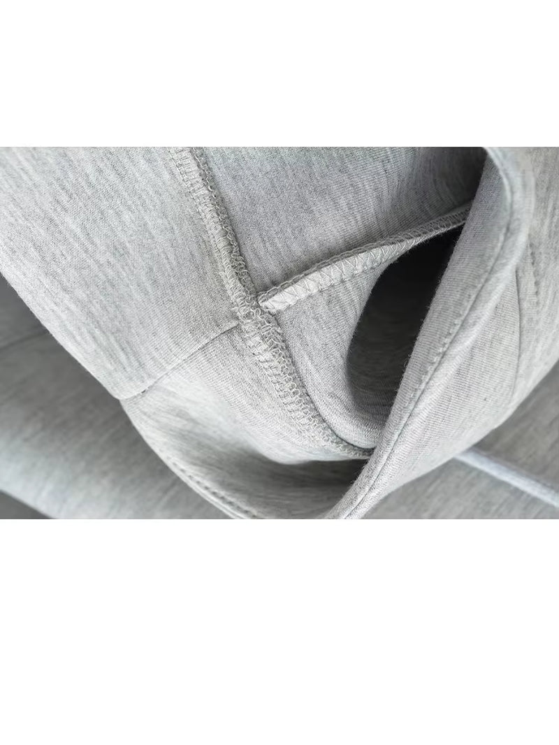 2025 Casual Women'S Soild Zipper Hoodie Long Sleeve Big Pocket Zipper Jacket with Hood Female Loose Outerwear Coat Tops