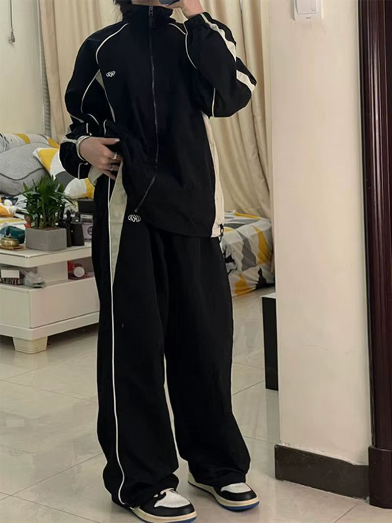 Y2K Wide Leg Cargo Pants Women Casual Loose Drawstring Trousers Streetwear Hip Hop Sweatpants 2024 Female Vintage Baggy Joggers