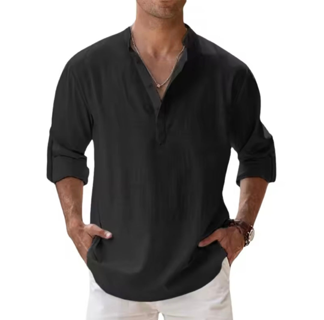 Cotten linen shirts for men