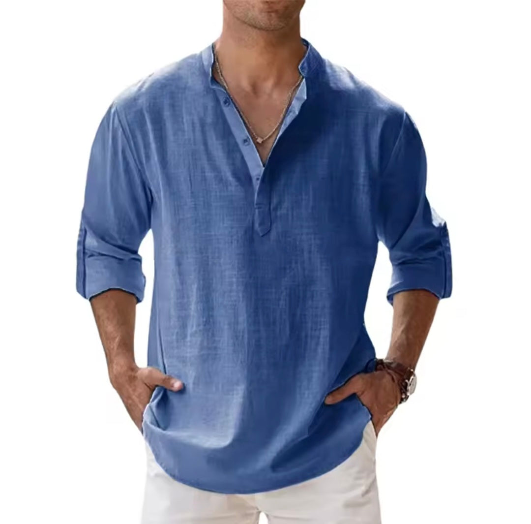 Cotten linen shirts for men