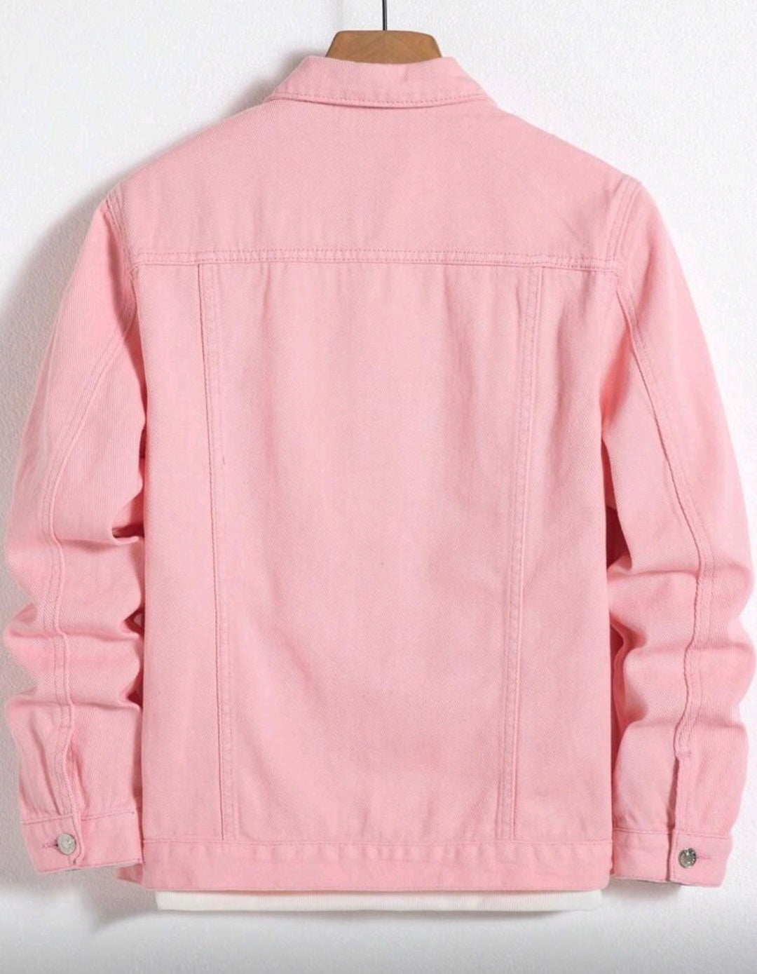 Unisex long sleeve denim jacket