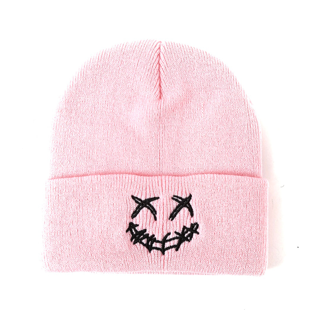 Smiley face beanie