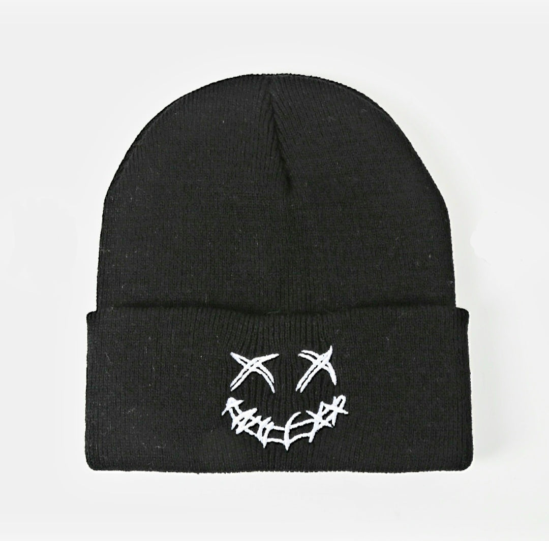 Smiley face beanie