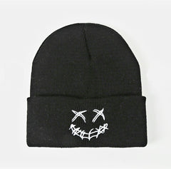 Smiley face beanie