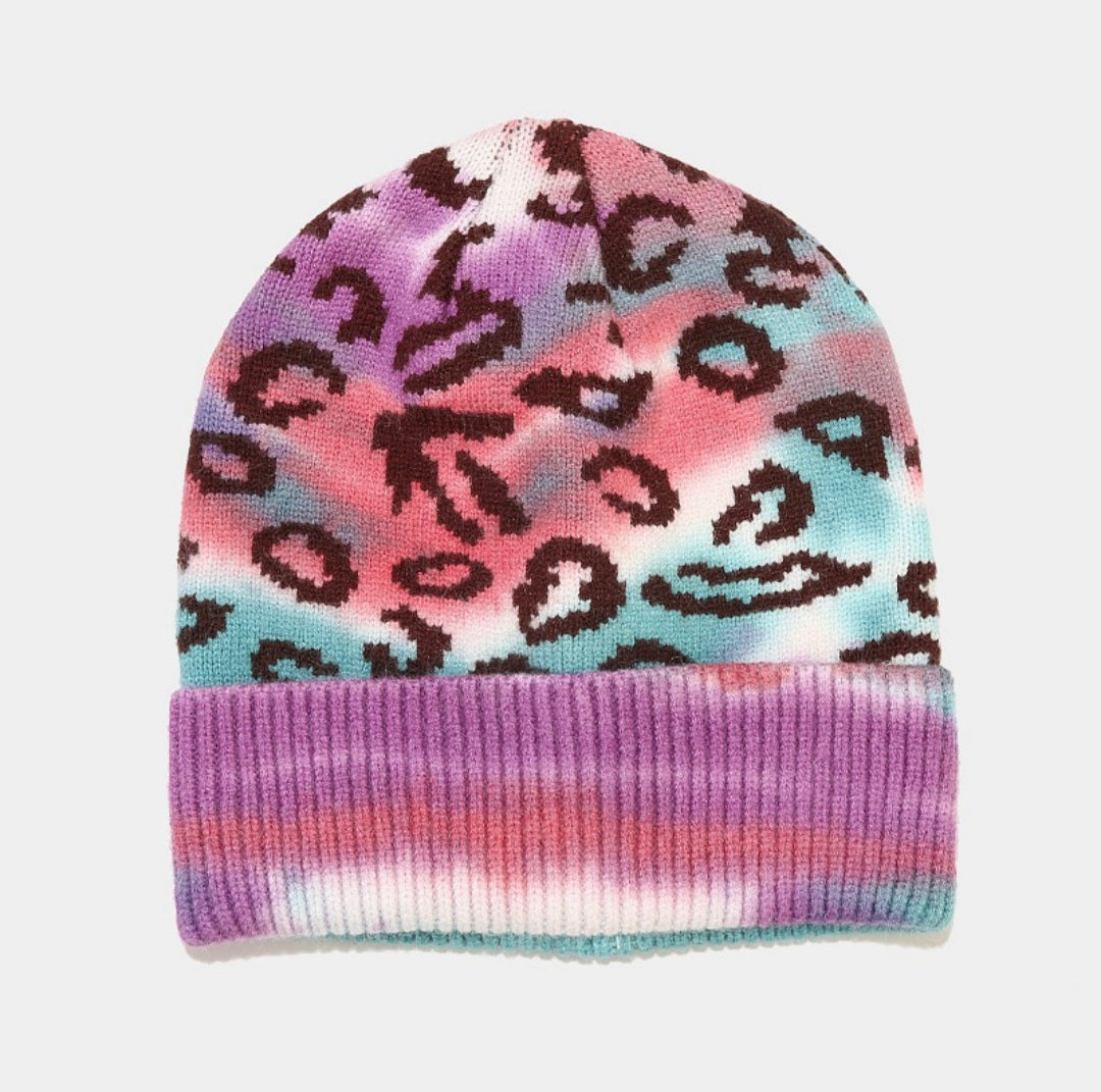 Unisex trippy modern eveless wool beanie