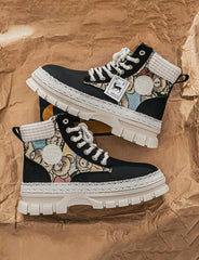 Private jet exclusive high-cut boots