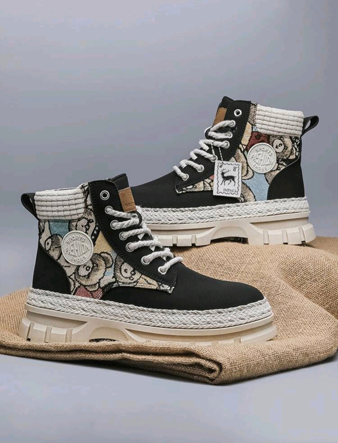 Private jet exclusive high-cut boots