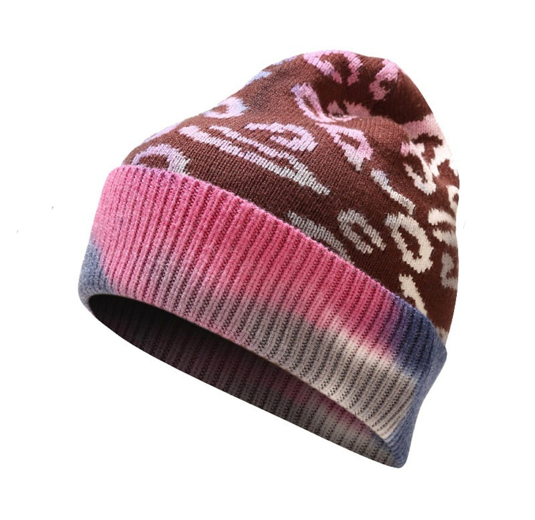 Unisex trippy modern eveless wool beanie