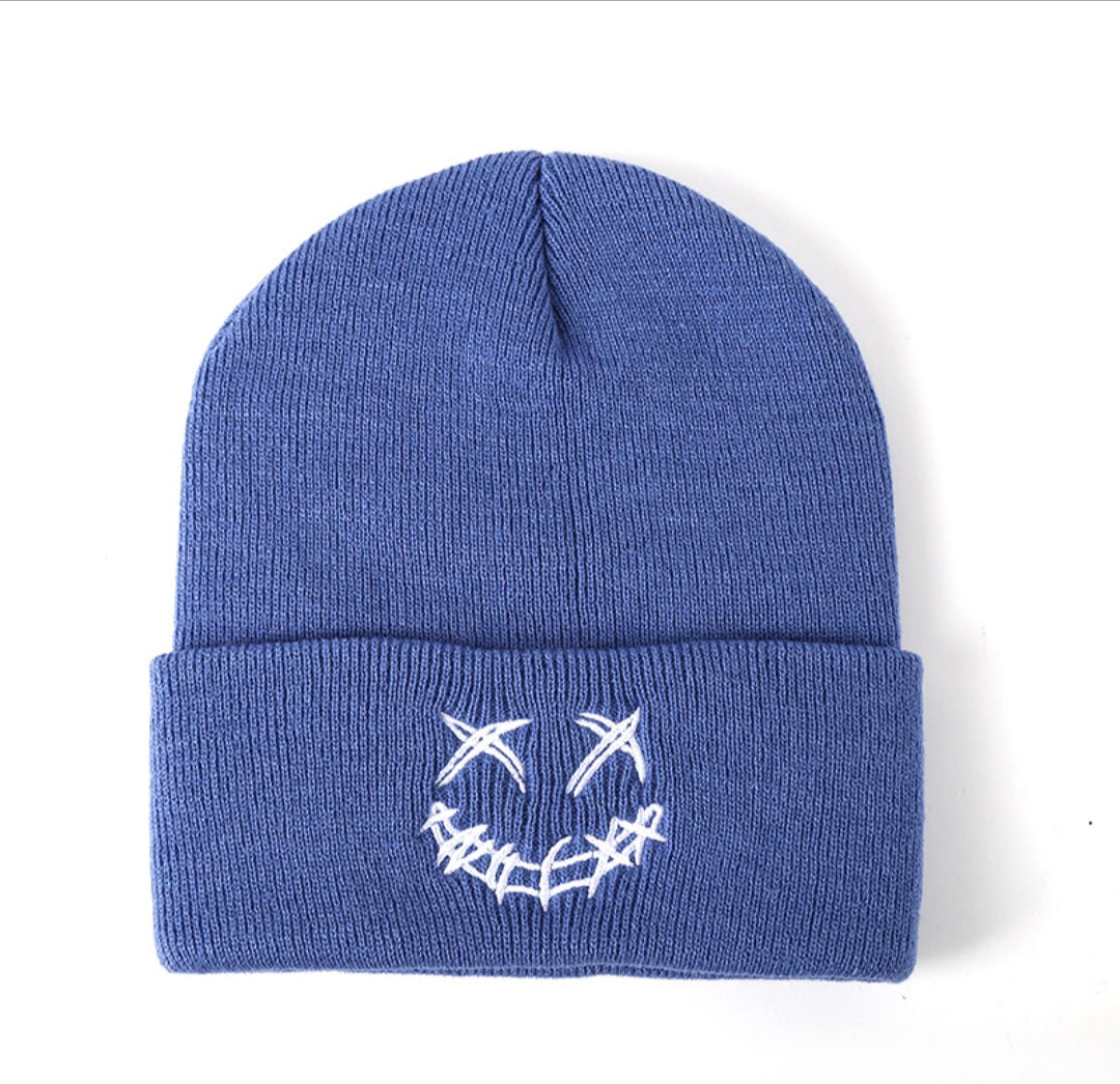 Smiley face beanie