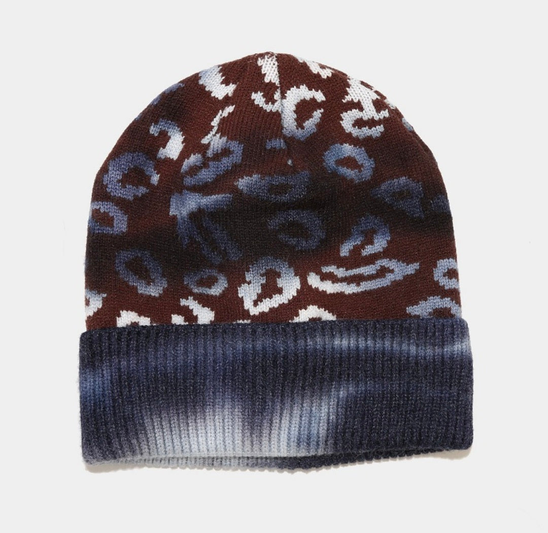 Unisex trippy modern eveless wool beanie