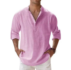 Cotten linen shirts for men