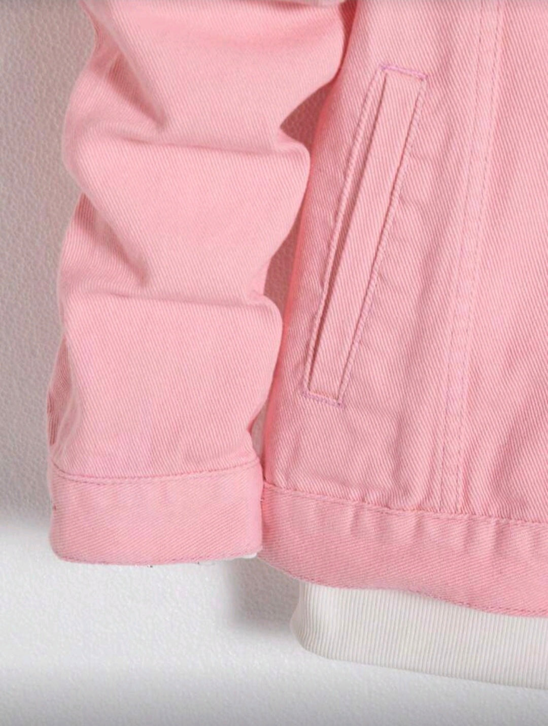 Unisex long sleeve denim jacket
