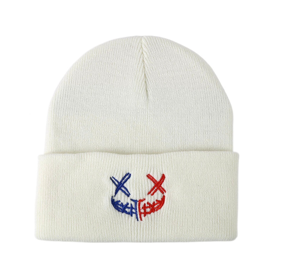 Smiley face beanie