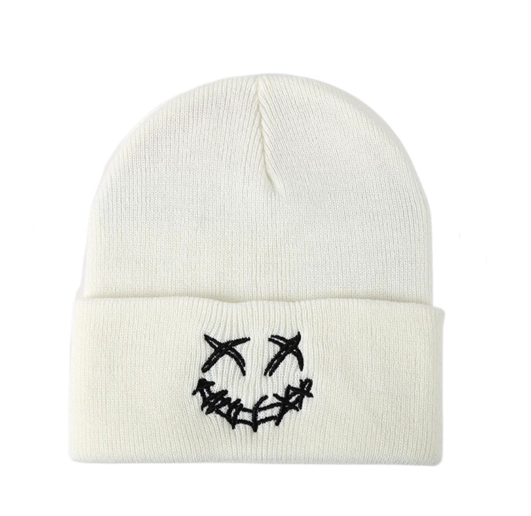 Smiley face beanie
