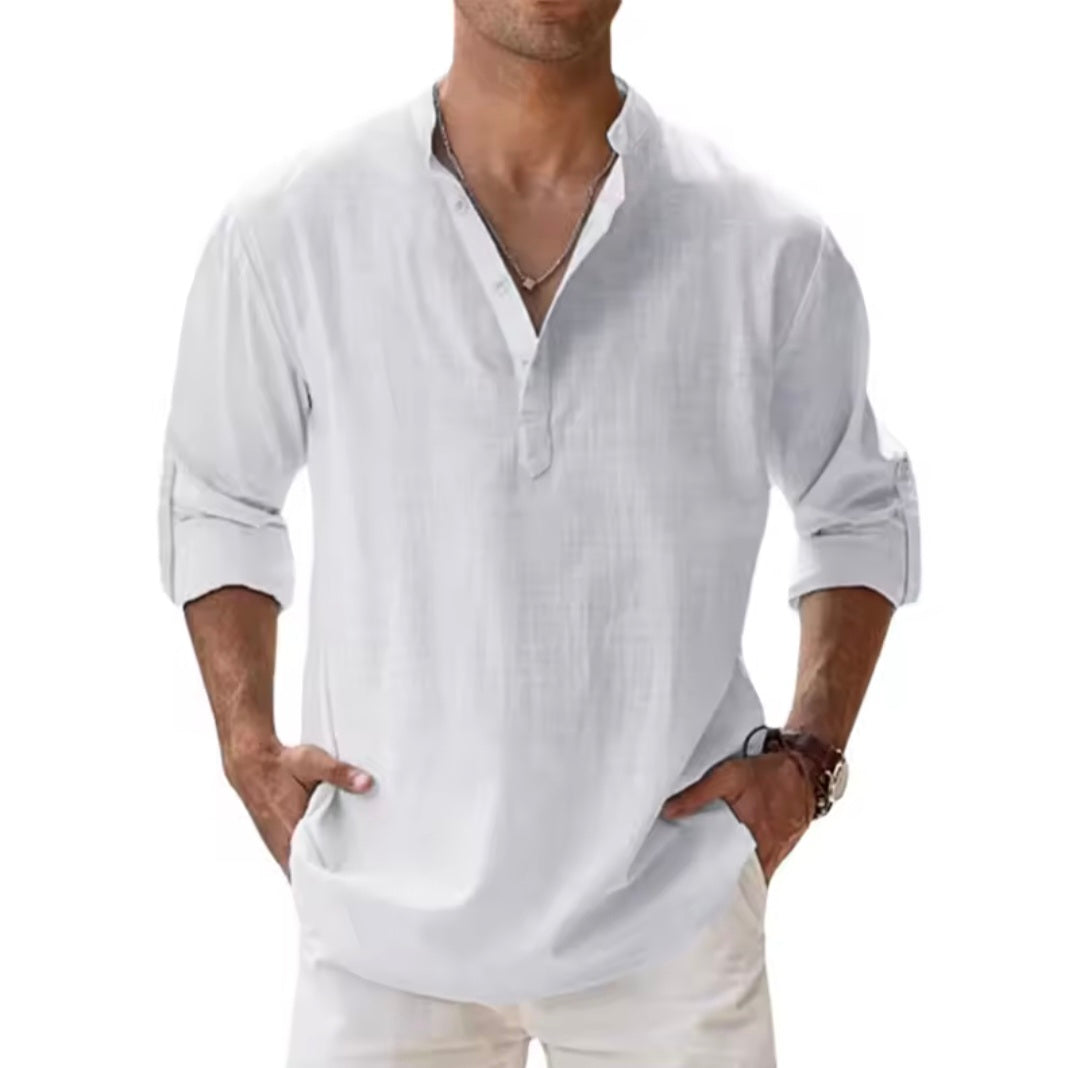 Cotten linen shirts for men