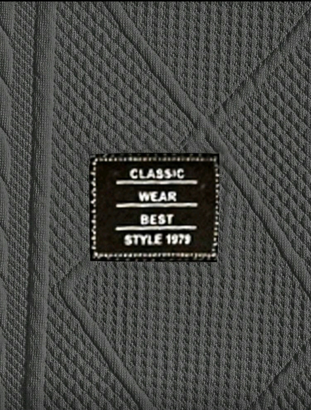 Neon Blanc Unisex Black Stitched Sweater