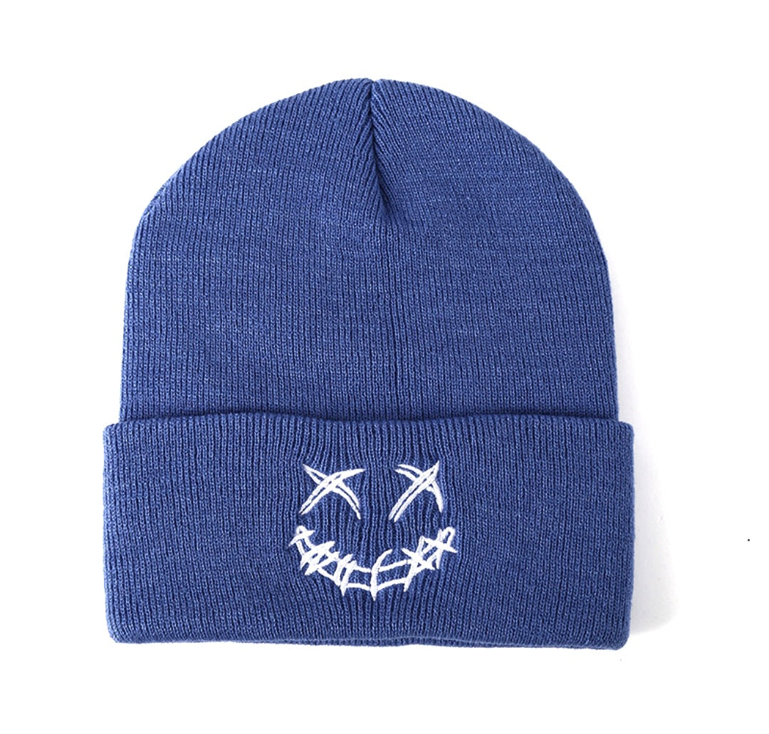 Smiley face beanie