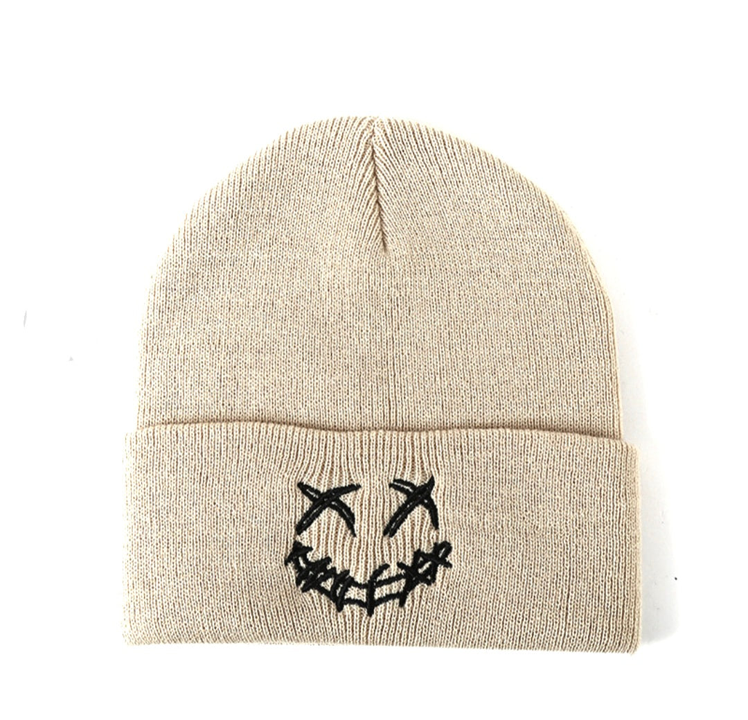 Smiley face beanie