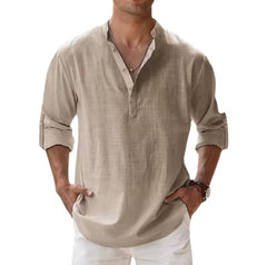 Cotten linen shirts for men