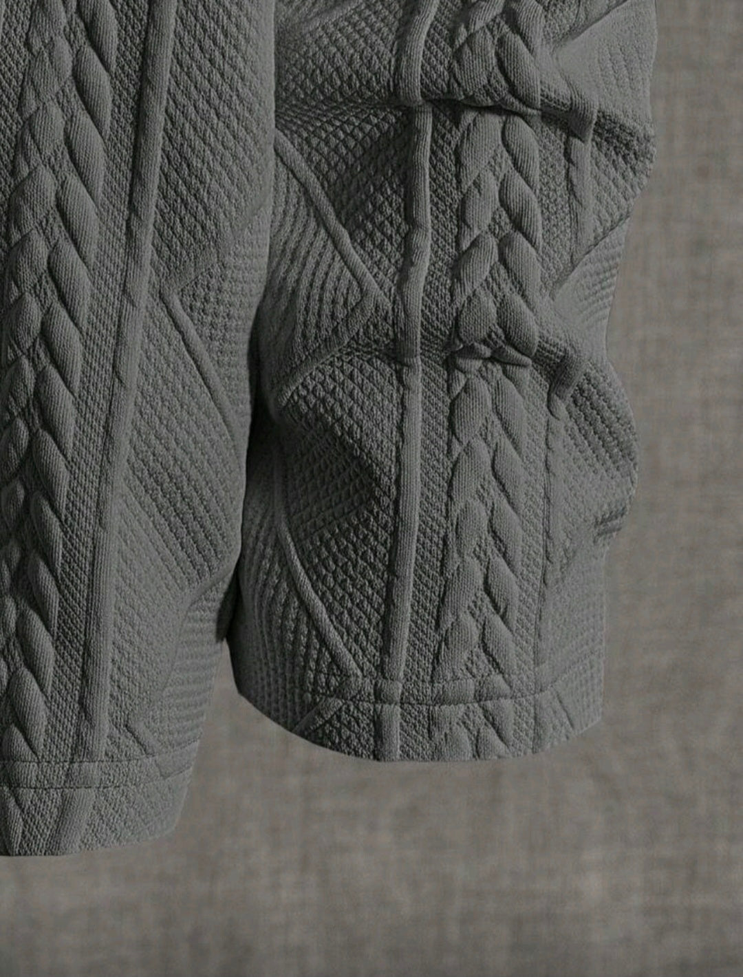 Neon Blanc Unisex Black Stitched Sweater