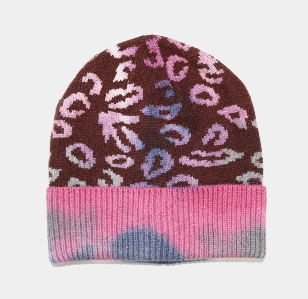 Unisex trippy modern eveless wool beanie