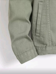 Unisex long sleeve denim jacket