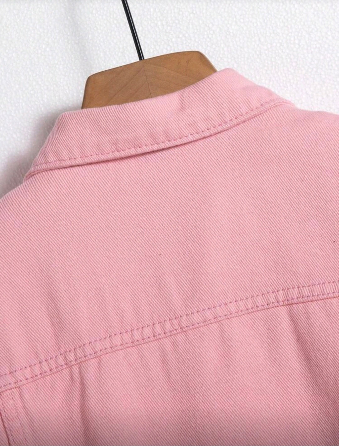 Unisex long sleeve denim jacket